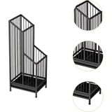 Luxaliving - Paraplubak - Zwart - Met Lekbak - 62x25x20cm