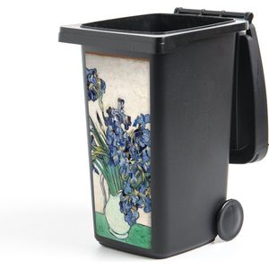 Container sticker Stilleven van irissen - Vincent van Gogh - 44x98 cm - Kliko sticker