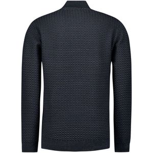 No Excess - Pullover Half Zip Jacquard Plated - Nacht