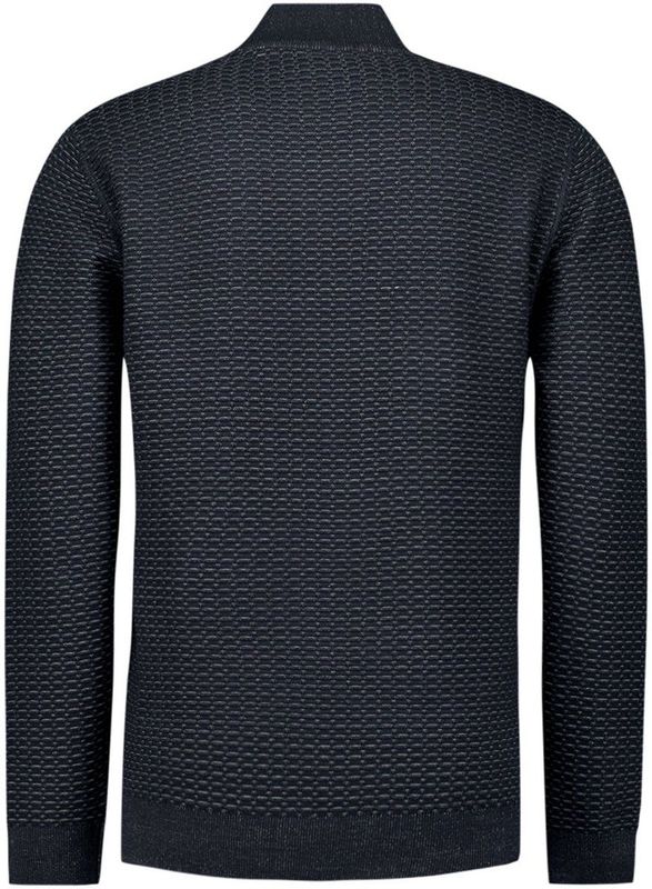 No Excess - Pullover Half Zip Jacquard Plated - Nacht