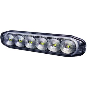 Flitser - Ledson - 6-Led - 6 led - 12cm - Superdun - 20 Flitspatronen - Rood - R65 - 12V-24V