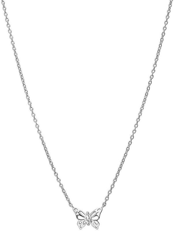 Lucardi - Ketting - Zilverkleurig - 925 Zilver - 45 cm