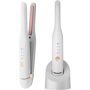 Draadloze 2-in-1 Stijltang en Krultang met Keramische Plaat