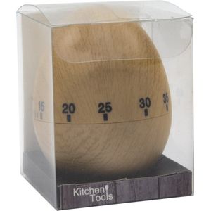 Kitchen Tools - Kookwekker - Bamboe - 'EI' - Timer