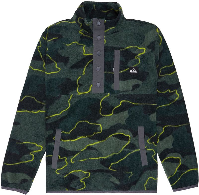 Quiksilver - No Destination - Fleece - Halve Rits - Jongens 8-16 - Gerecycled Polyester