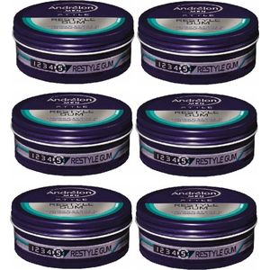 Andrélon Styling Gum for Men 6 x 75 ml - Voordeelverpakking