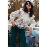 2s3371-12323 Top Ruffle lace