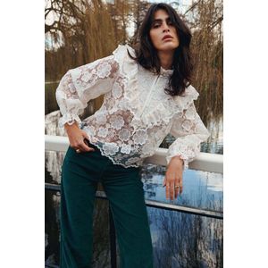 2s3371-12323 Top Ruffle lace