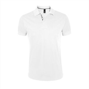 SOL'S Men´s Polo Shirt Portland L587 - White/Grey (Solid) - S