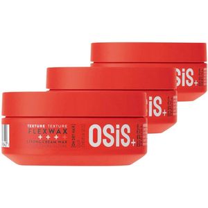 Schwarzkopf Professional OSiS Strong Flex Wax - 3 x 85 ml - Voordeelverpakking