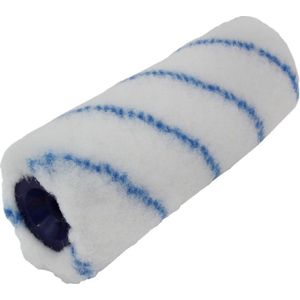 VEBA - Verfroller Nylon - 18cm 14mm - Dubbeldik Blauwstreep