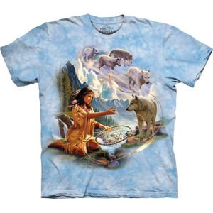 T-shirt Dreams of the Wolf Spirit XL