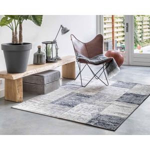 Lifa Living Patchwork Dark Grey - 230 x 330