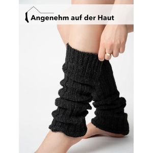 Alpaca Beenwarmers - 50% Wol - Crème - Eenheidsmaat