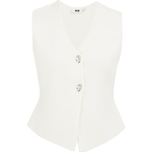 WE Studio - THE STATEMENT GILET - Gilet - Gebroken wit - Regular fit