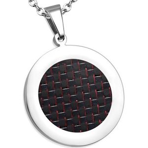Montebello Ketting James - 316L Staal - Carbon - 35x30mm - 60cm
