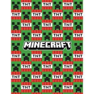 Minecraft - Fleece Deken - 130 x 170 cm - Polyester