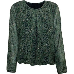 Pink Lady - K201 - Blouse - Groen Print
