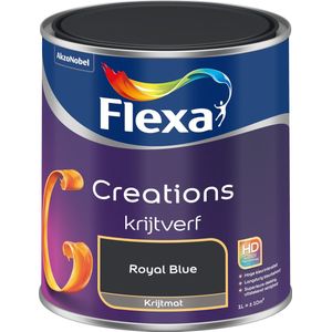 Flexa creations muurverf krijt - Royal Blue - 2,5l