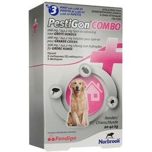 Pestigon Combo Spot-on Hond L (20-40kg) - 3 pipetten