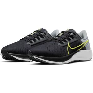 Nike Air Zoom Pegasus 38 Sportschoenen - Maat 41 - Mannen - zwart - grijs - geel