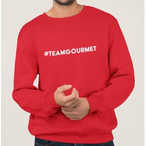Foute Kerst Trui Rood #TeamGourmet XS