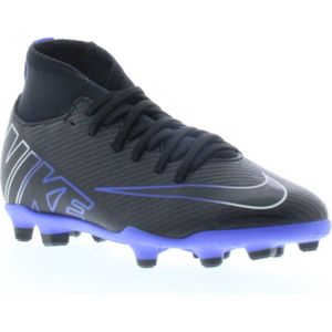 Nike - Superfly 9 Club FG/MG - Voetbalschoenen - Zwart - Zilver - Blauw