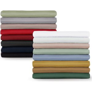 Blumtal Basic Bedlaken Microvezel - 240 x 275 cm - Dark Ocean Blue - hoeslaken zonder elastiek
