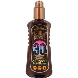Caribbean Bronze oil spray SPF 30 - Bruin - Olie - 200 ml - Zonnebrand - Tanning - Zonnen - Tan - bruin worden