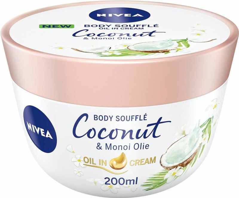Nivea - Body Soufflé - Kokosnoot & Monoï Olie - 200 ml