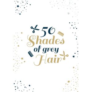 Pakket van 8: Verjaardagskaart grey hair
