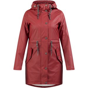 Usha - Functionele Mantel - Donkergrijs/Wijnrood - Regenjas