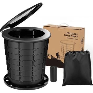 Campingtoilet, droogscheidingstoilet, campingtoilet, opvouwbaar, mobiel toilet, multifunctioneel campingtoilet
