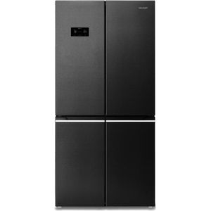 Sharp SJ-FA25IHX-AE | Amerikaanse koelkast | Zwart | 488 liter | NoFrost | Advanced Cooling System