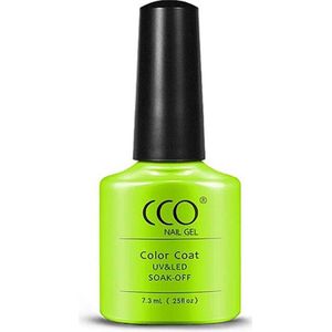 CCO Shellac - Gel Nagellak - kleur Dew Drops 68044 - Groen - Dekkende kleur - 7.3ml - Vegan