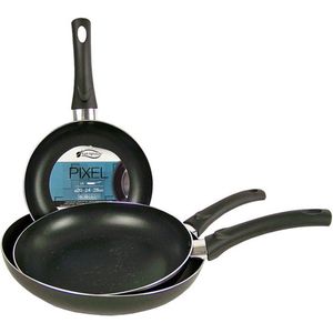 Oneiro’s Luxe Koekenpannenset – ø20, ø24 en ø28cm  – koken – tafelen – keuken – koekenpan – inductie – gas – potten – pannen