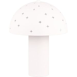 LED Tafellamp - Trion Ates - E14 Fitting - 1 lichtpunt - Max 28W - Mat Wit - Metaal