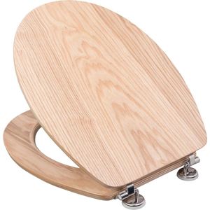 Wc-bril van echt hout - comfortabel - elegant design - eiken