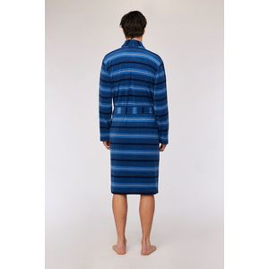 Woody kamerjas heren - blauw gestreept - 252-10-MDS-D/943 - maat M
