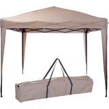 ProGarden Easy-Up Partytent 300x300x245 cm - Taupe