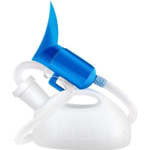 Plasfles Mannen - Urinefles Met Slang - Urinaal – Unisex - 2 liter inhoud – Plasfles Vrouwen - Afsluitbaar - Makkelijk Mee Te Nemen