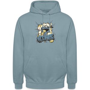 Sesame Street Design Met Koekiemonster & Koekjes Hoodie Unisex
