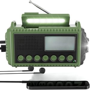 Lexium Noodradio solar opwindbaar - Radio - Noodradio - Weerradio - Radio voor Noodgevallen - Nood - Muziek - Nieuws - Noodpakket - Rampen - Praktisch - Zonneenergie