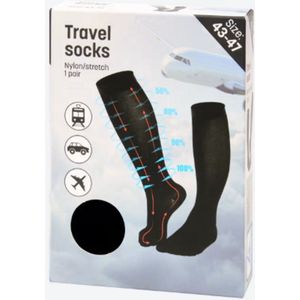 Reissokken Unisex – Maat 43-47 – Compact & Comfortabel – Travel socks