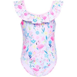 Meisjes Badpak Zomer Eendelig Mouwloos Voor Strand en Zwembad