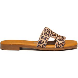 Oh! My Sandals - 5566 - Slippers - Leopard