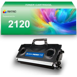 INKFIND TN-2120 tonercartridge compatibel met Brother 2120 TN2120 TN-2120 - 1-pack Zwart