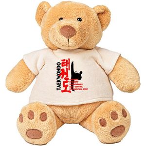 Pluche Beer Taekwondo - vechtsport - vechtkunst - karate - zelfverdediging - azie - koreaans - knuffel - kado - beertje