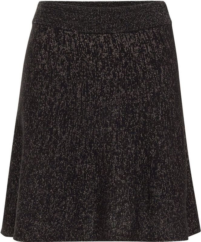 WE Fashion - Rok - Met Glittergaren - Regular Fit - Elastische Tailleband