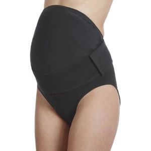 Dames babybelt buikband - zwart, L